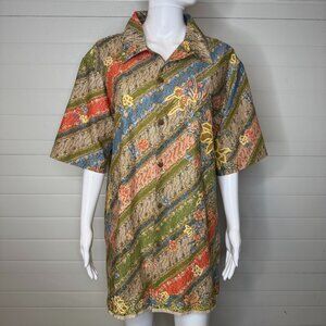 Pithecan Thropus Renew Short Sleeve Men's Shirt: Pattern Lereng 8 Warna